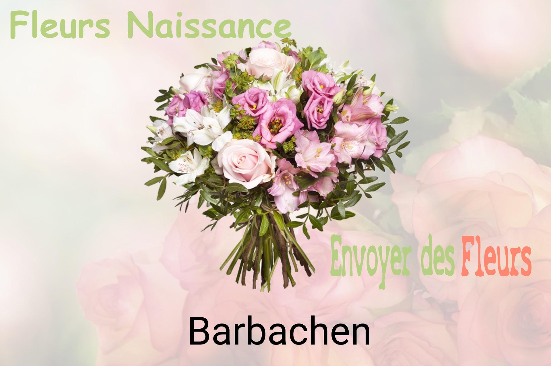 Bouquet de fleurs de naissance livré à Barbachen